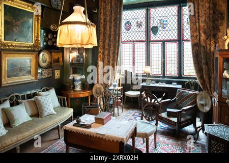 La Morning Room, Sambourne House a Kensington. Regno Unito Foto Stock