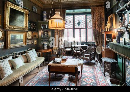 La Morning Room, Sambourne House a Kensington. Regno Unito Foto Stock