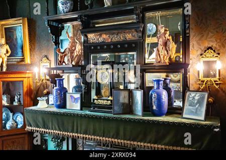 La Morning Room, Sambourne House a Kensington. Regno Unito Foto Stock