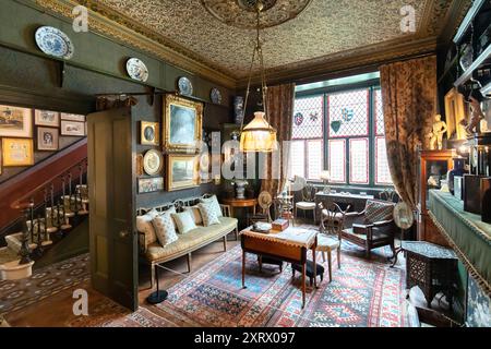 La Morning Room, Sambourne House a Kensington. Regno Unito Foto Stock