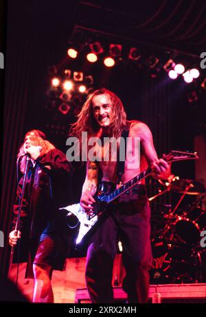 Gary Holt di Exodus circa 1990's Credit: Ross Pelton/MediaPunch Foto Stock