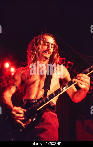 Gary Holt di Exodus circa 1990's Credit: Ross Pelton/MediaPunch Foto Stock