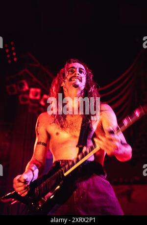 Gary Holt di Exodus circa 1990's Credit: Ross Pelton/MediaPunch Foto Stock