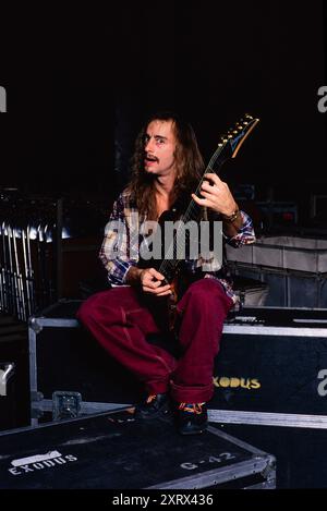 Gary Holt di Exodus circa 1990's Credit: Ross Pelton/MediaPunch Foto Stock