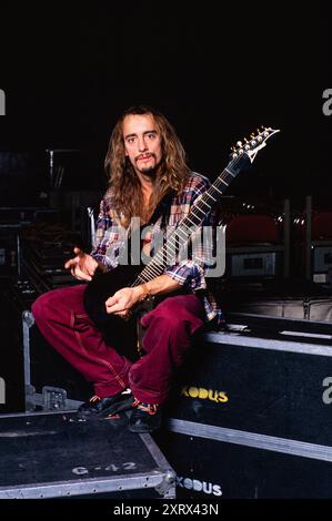 Gary Holt di Exodus circa 1990's Credit: Ross Pelton/MediaPunch Foto Stock