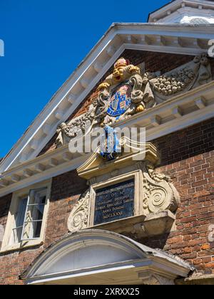 College of Matrons, Almshouse, Charity, Salisbury Cathedral Close, Salisbury, Wiltshire, Inghilterra, Regno Unito, Gran Bretagna. Foto Stock