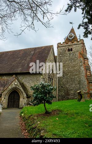 St John the Baptist Church, High Street, Halling, Kent Foto Stock