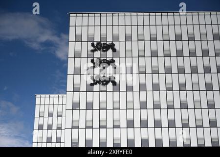 Tallinn, Estonia - 24 luglio 2024: Edificio congiunto dei ministeri a Tallinn. Edificio del Ministero delle Finanze a Tallinn. Foto Stock
