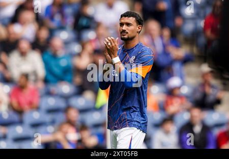 Edimburgo, Regno Unito. 20 luglio 2024. L'attaccante dei Glasgow Rangers Jefte durante l'amichevole di pre-stagione tra Glasgow Rangers FC e Manchester United FC allo Scottish gas Murrayfield Stadium, Edimburgo, Scozia, Regno Unito il 20 luglio 2024 Credit: Every Second Media/Alamy Live News Foto Stock