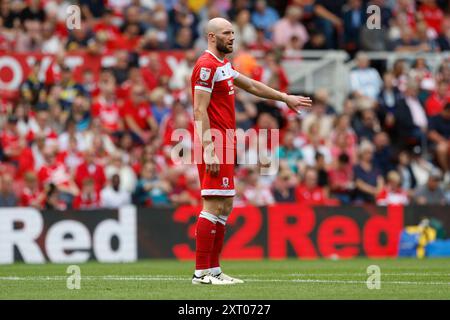 Middlesbrough, Regno Unito. 29 febbraio 2020. Matthew Clarke di Middlesbrough durante la partita del Campionato Sky Bet tra Middlesbrough e Swansea City al Riverside Stadium di Middlesbrough sabato 10 agosto 2024. (Foto: MI News) crediti: MI News & Sport /Alamy Live News Foto Stock