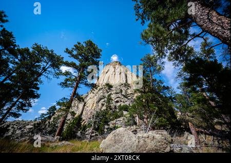 Devils Tower, Wyoming Loop Foto Stock