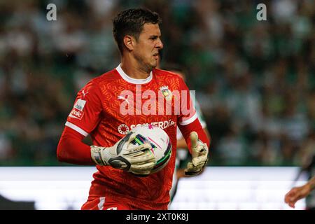 Jhonatan durante la partita della Liga Portogallo tra le squadre dello Sporting CP e del Rio Ave FC all'Estadio Jose Alvalade (Maciej Rogowski) Foto Stock