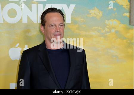 Los Angeles, Stati Uniti. 12 agosto 2024. LOS ANGELES, STATI UNITI. 12 agosto 2024: Vince Vaughn alla prima di Bad Monkey di Apple TV al Hammer Museum. Crediti fotografici: Paul Smith/Alamy Live News Foto Stock