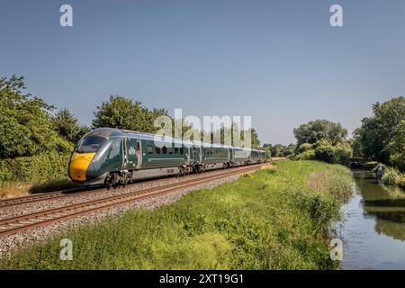 GWR Classe 800/0 No. 800012, Crofton, Wiltshire, Inghilterra, Regno Unito Foto Stock