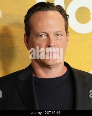 Vince Vaughn all'Apple TV+'s Series BAD MONKEY Premiere tenutasi al Billy Wilder Theater presso l'Hammer Museum di Westwood, CALIFORNIA, lunedì 12 agosto 2024. (Foto di Sthanlee B. Mirador/Sipa USA) Foto Stock