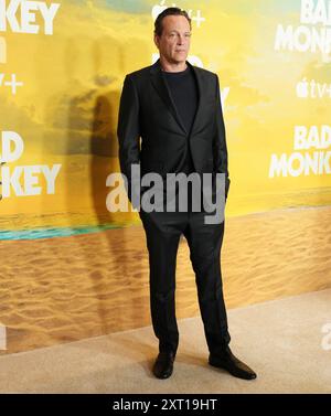 Vince Vaughn all'Apple TV+'s Series BAD MONKEY Premiere tenutasi al Billy Wilder Theater presso l'Hammer Museum di Westwood, CALIFORNIA, lunedì 12 agosto 2024. (Foto di Sthanlee B. Mirador/Sipa USA) Foto Stock