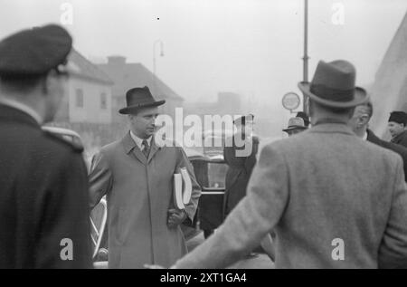 Attuale 04-1949: Dove è stato deciso il destino della regione nordica. Vertice di politica estera nordica. Foto: Sverre A. Børretzen / Aktuell / NTB ***la foto non viene elaborata*** il testo dell'immagine viene tradotto automaticamente. il testo dell'immagine viene tradotto automaticamente Foto Stock