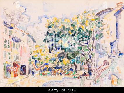 Antibes, 1918 anni. Paul Signac. Foto Stock