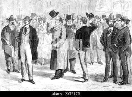 Aspetti moderni di Parigi: Il quartiere Latino, 1870. "Questo quartiere famoso... è diventato... una delle porzioni più belle di quella città, che sostiene di essere il più bello del mondo. Qui... risiedono una vasta folla di studenti di tutte le nazioni e condizioni sociali - francesi dei dipartimenti, turchi ed egiziani, valacchi e russi, brasiliani e fiamminghi, che sono venuti a Parigi per partecipare alle lezioni delle scuole di giurisprudenza o Medicina, della Sorbona, o del Collegio di Francia... i boemi... sono quasi scomparsi; e anche se pochi sono ancora rimasti, sono vecchi e logori, guadagnano Foto Stock