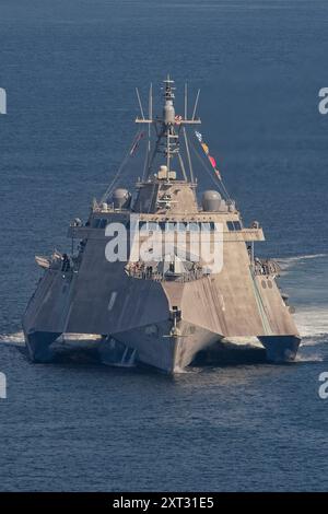 La USS Gabrielle Giffords (LCS-10) è una nave da combattimento litorale della United States Navy, classe Independence Foto Stock