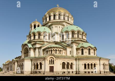 Alexander Nevsky, Alexander Nevski, ortodosso, cattedrale, Sofia Bulgaria, Europa orientale, Balcani, turismo, visite turistiche, punto di riferimento, viaggiare, viaggiare Foto Stock