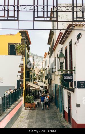 Il centro storico di Funchal. Madeira, Portogallo - 2 maggio 2024. Foto di alta qualità Foto Stock