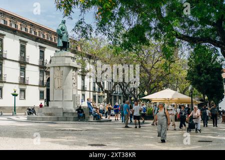 Il centro storico di Funchal. Madeira, Portogallo - 2 maggio 2024. Foto di alta qualità Foto Stock