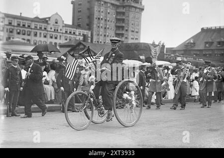 G.A.R. Parade, 1910. Foto Stock