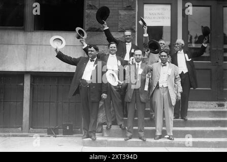 Delegati del Texas, 1912. Foto scattata alla Convention Nazionale Repubblicana del 1912 tenutasi al Chicago Coliseum, Chicago, Illinois, dal 18 al 22 giugno. Foto Stock