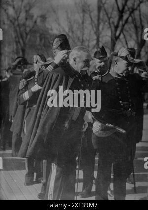 Geo. ADM. Dewey alla Casa Bianca, 1 gennaio, tra c1915 e c1920. Foto Stock