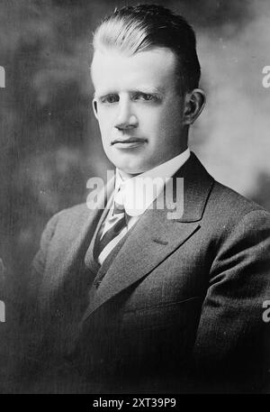 Capitano A.B. Barber, 1917. Mostra Alvin Barton Barber (1883-1961) che ha prestato servizio nel corpo degli ingegneri dell'esercito americano durante la prima guerra mondiale Foto Stock