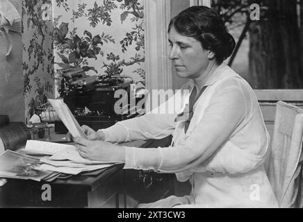 Signora Abby Scott Baker, 1916 anni. Mostra Abby Scott Baker (1871-1944), suffragista e sostenitrice dei diritti delle donne. Foto Stock