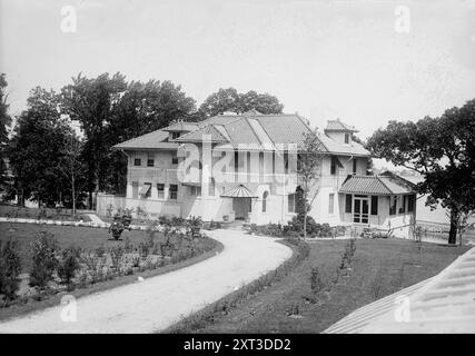 C.L. Wagner's, tra c1915 e c1920. Mostra la casa di Charles Ludwig Wagner (1869-1956) un impresario che gestiva i cantanti John McCormack, Mary Garden e Amelita Galli-Curci. Foto Stock