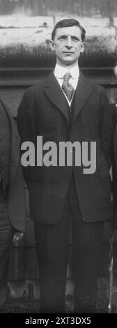 De Valera, 1919. Mostra Eamon de Valera (1882-1975) al Waldorf Astoria di New York nel marzo 1919 per commemorare la sua campagna per l'indipendenza irlandese negli Stati Uniti. Foto Stock