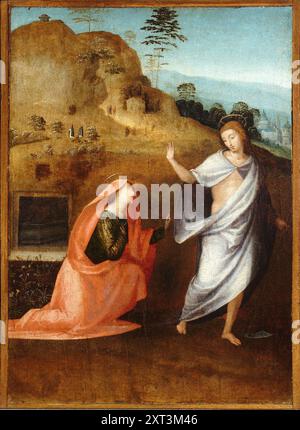 Noli me Tangere, c1510. Si trova nella Collezione della Galleria Nazionale di Palazzo Spinola, Genova. Foto Stock