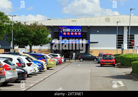 Club 3000 Bingo Hall, Batchelor Road, Gabalfa, Cardiff, Galles. Foto Stock