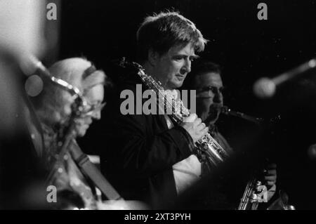 Kathy Stobart, Tony Coe, Brecon Jazz Festival, 1996. Foto Stock