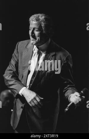 Tony Bennett, North Sea Jazz Festival, Paesi Bassi, 2000. Foto Stock