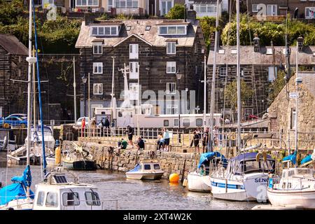 Porto di Porthmadog Foto Stock