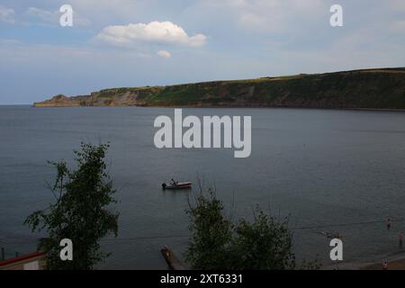 Runswick Bay nel North Yorkshire, Inghilterra, Regno Unito Foto Stock