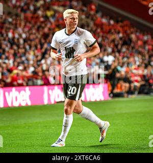 The Valley, Londra, Regno Unito. 13 agosto 2024. Carabao Cup Round 1 Football, Charlton Athletic contro Birmingham City; Alex Cochrane di Birmingham Credit: Action Plus Sports/Alamy Live News Foto Stock