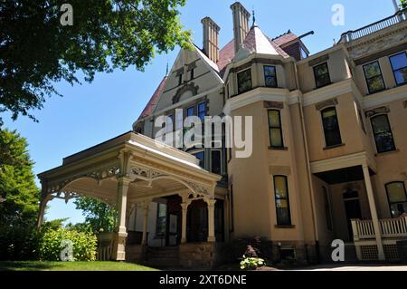 Clayton, la grande villa di Pittsburgh, una volta sede dell'industriale Henry Clay Frick e della famiglia, è ora aperta al pubblico come museo. Foto Stock