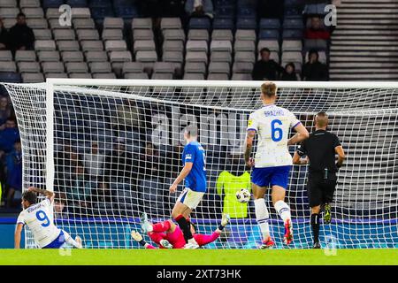 Glasgow, Regno Unito. 13 agosto 2024. I Rangers hanno giocato contro la Dinamo Kiev in Champions League, all'Hampden Park, Glasgow, Scozia, Regno Unito. Il punteggio finale è stato Rangers 0 - 2 Dynamo Kyiv e i gol sono stati segnati da O. Pikhalionok (82') e N. Voloshyn (84'). Crediti: Findlay/Alamy Live News Foto Stock