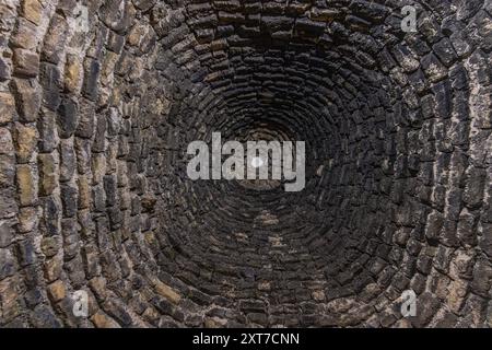 Case coniche tradizionali di Harran, Sanliurfa, Turchia. Tradizionali edifici in mattoni di fango sormontati da tetti a cupola, costruiti con fango e recuperati Foto Stock