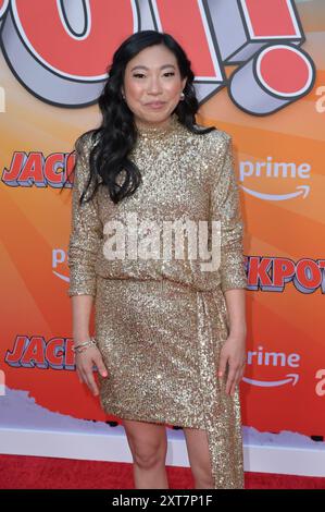 Los Angeles, Stati Uniti. 13 agosto 2024. LOS ANGELES, STATI UNITI. 13 agosto 2024: Awkwafina in anteprima per il Jackpot di Amazon prime! Al TCL Chinese Theatre. Crediti fotografici: Paul Smith/Alamy Live News Foto Stock