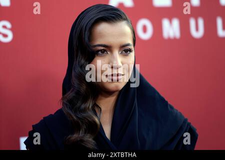 Isabela Merced bei der Premiere des Kinofilms Alien: Romulus im TCL Chinese Theatre. Los Angeles, 12.08.2024 *** Isabela Merced alla prima del film Alien Romulus al TCL Chinese Theatre di Los Angeles, 12 08 2024 foto:XJ.xBlocx/xFuturexImagex romulus 4830 Foto Stock