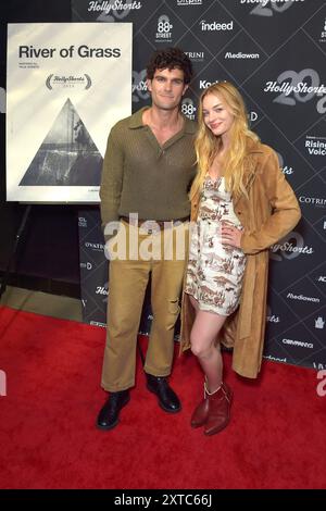 Dylan McTee und Olivia Rose Keegan bei Screening des Kurzfilms River of Grass auf dem 20. HollyShorts Film Festival 2024 im TCL Chinese Theater. Los Angeles, 13.08.2024 *** Dylan McTee e Olivia Rose Keegan alla proiezione del cortometraggio River of Grass al 20 HollyShorts Film Festival 2024 al TCL Chinese Theater Los Angeles, 13 08 2024 foto:xD.xStarbuckx/xFuturexImagex River 4810 Foto Stock