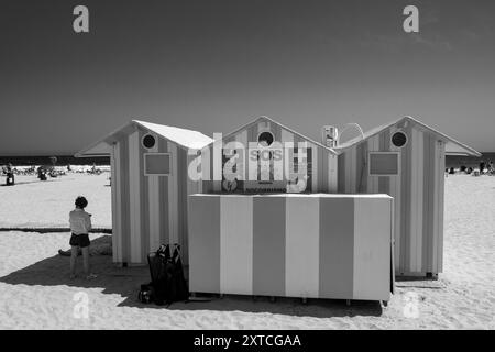 Posto di pronto soccorso a Levante Beach a Benidorm, provincia di Alicante, Spagna Foto Stock