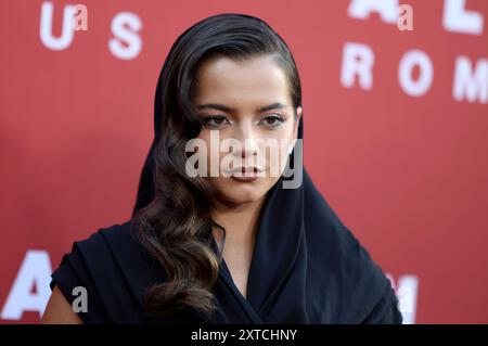 Isabela Merced bei der Premiere des Kinofilms "Alien: Romulus" in TCL Chinese Theatre. Los Angeles, 12.08.2024 Foto Stock