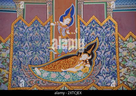 Nakhon Pathom, Mueang Nakhon Pathom, Thailandia, Asia Foto Stock